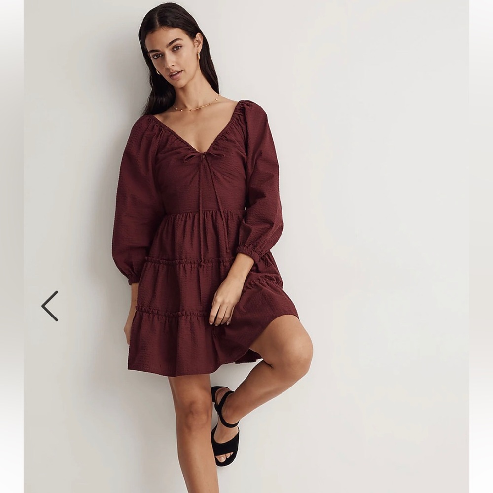 Never worn Burgundy Madewell dress! Really beautiful!